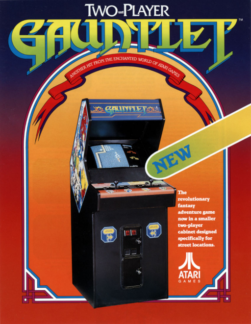 Gauntlet (2 Players, rev 3) Arcade Game Cover